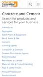 Mobile Screenshot of concreteequipmentmarketplace.com